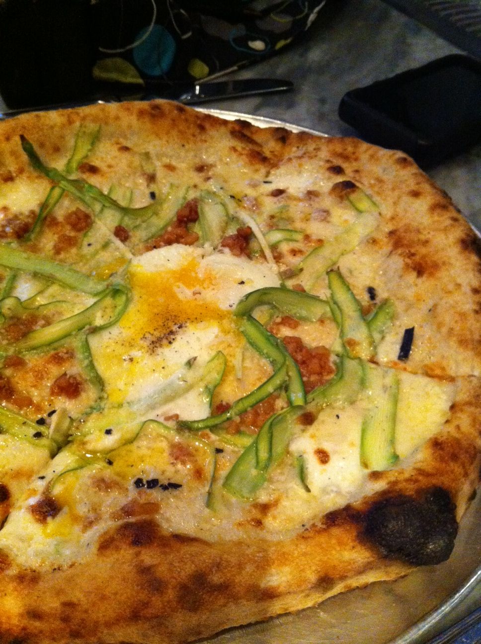 Barbuzzo- aspargo pizza