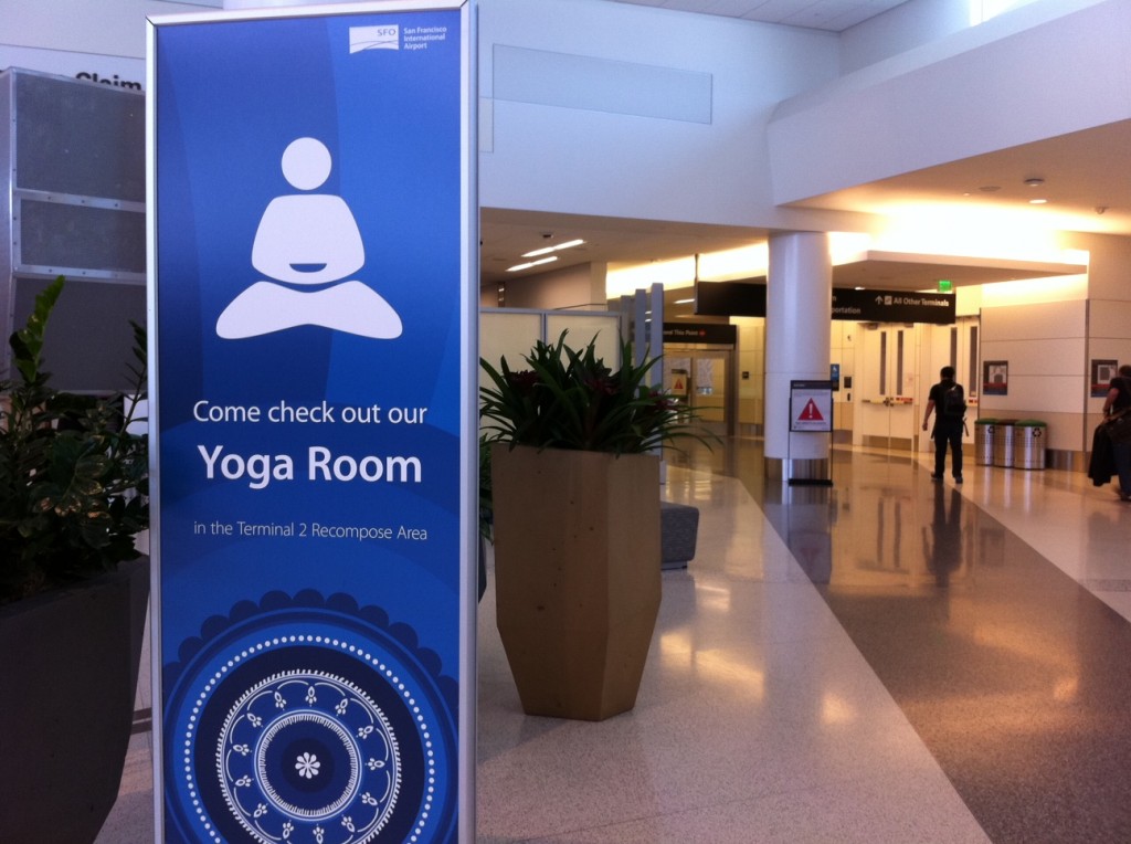 yoga room SFO terminal 2