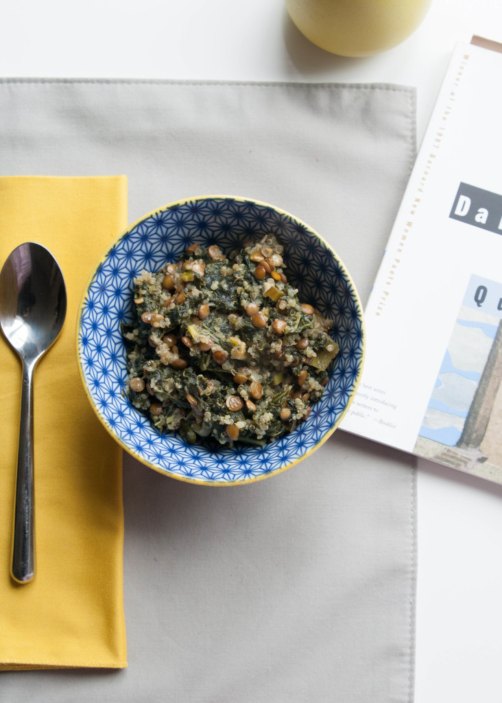 Lentil Quinoa with Kale