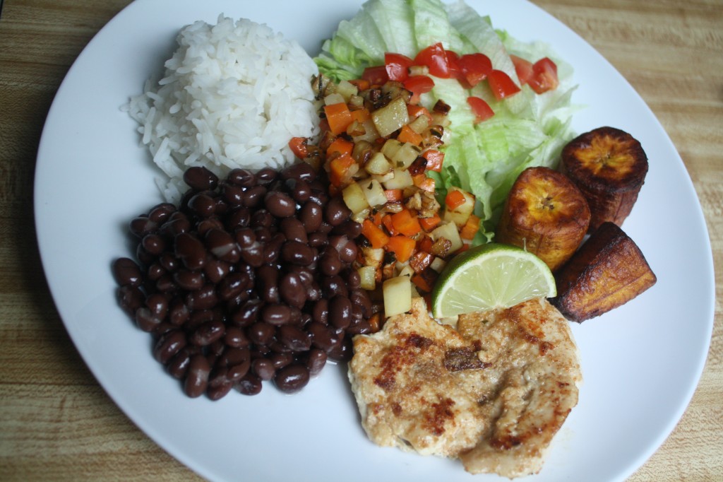 Costa Rican Food Casado