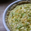 leek goat cheese quiche