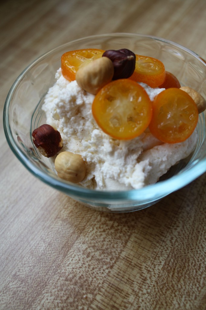 DIY RECIPES- Homemade Cinnamon Ricotta with Candied Kumquats