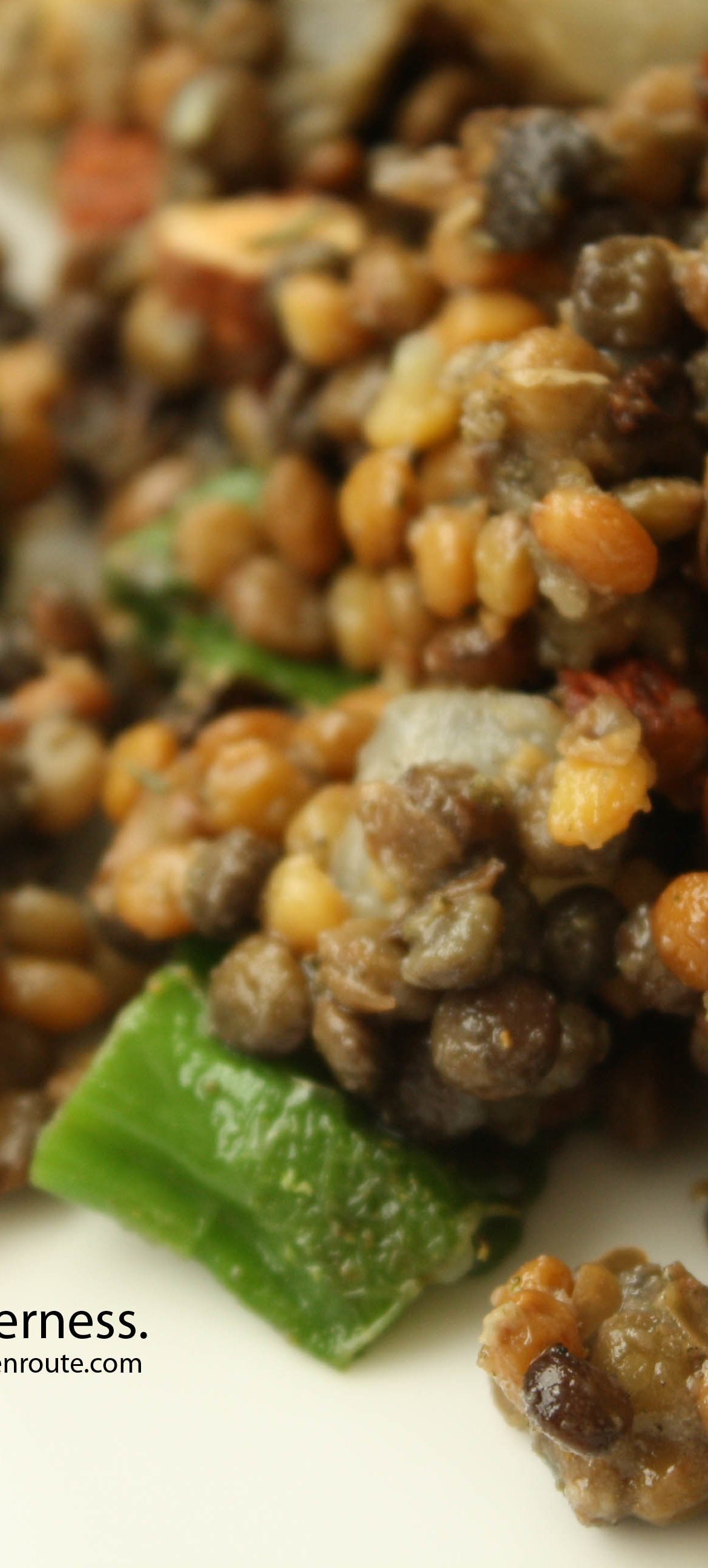 SALAD RECIPES- Lentil Sunchoke Salad