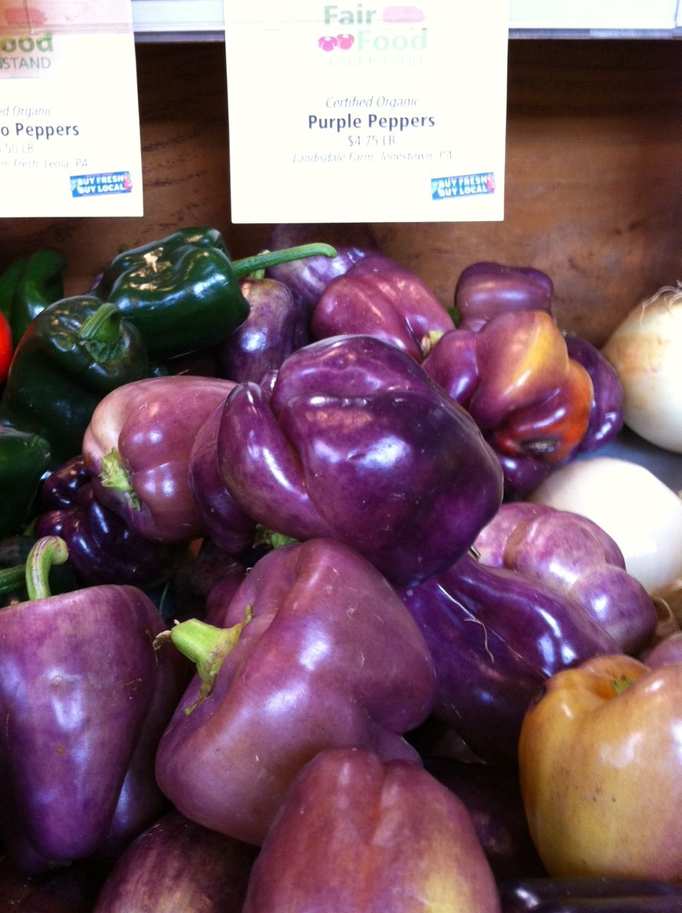 purple peppers