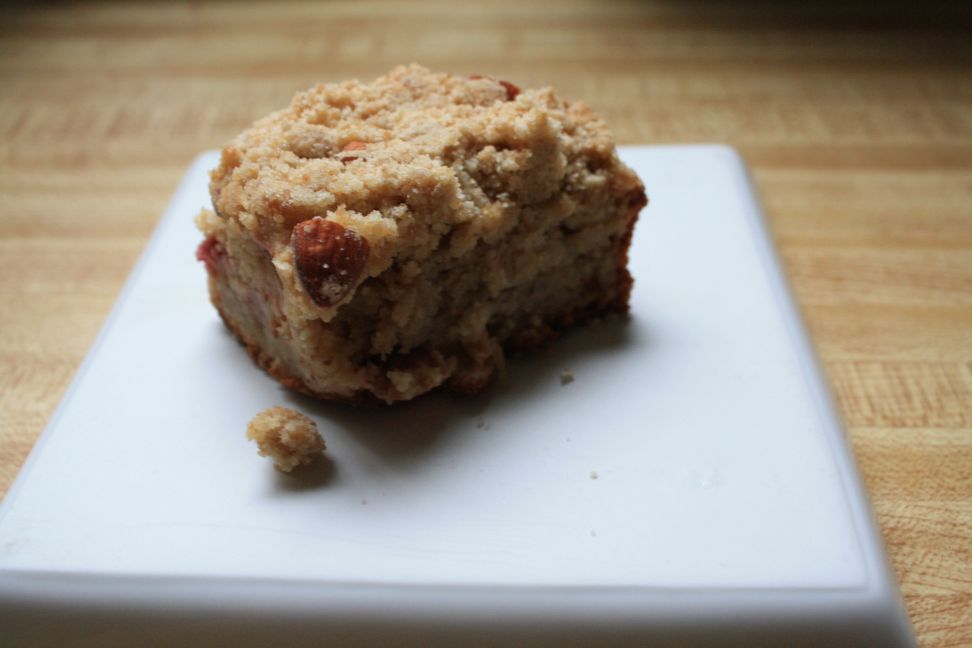 DESSERT RECIPES- White Cranberry Almond Amaranth Crumb Cake