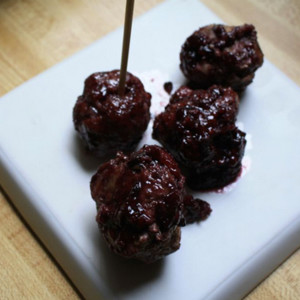 blackberry meatballs