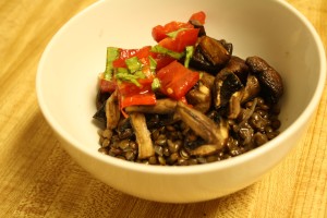Spanish Lentil and Mushroom Stew
