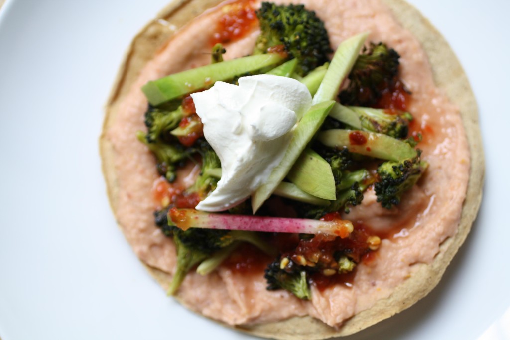 Broccoli Breakfast Tostadas