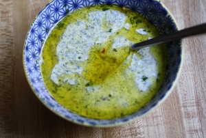 creamy chimichurri sauce | the food poet