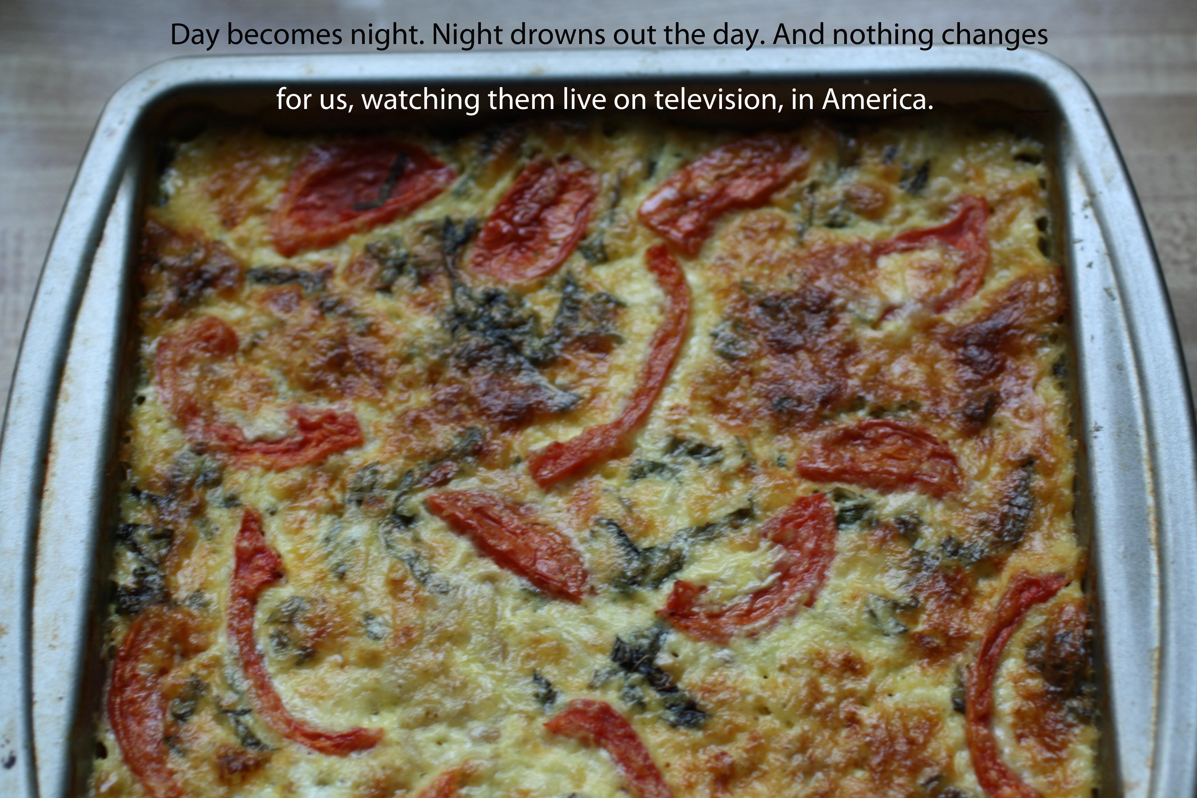 Tomato Basil Baked Oatmeal Food Poetry | The Food Poet