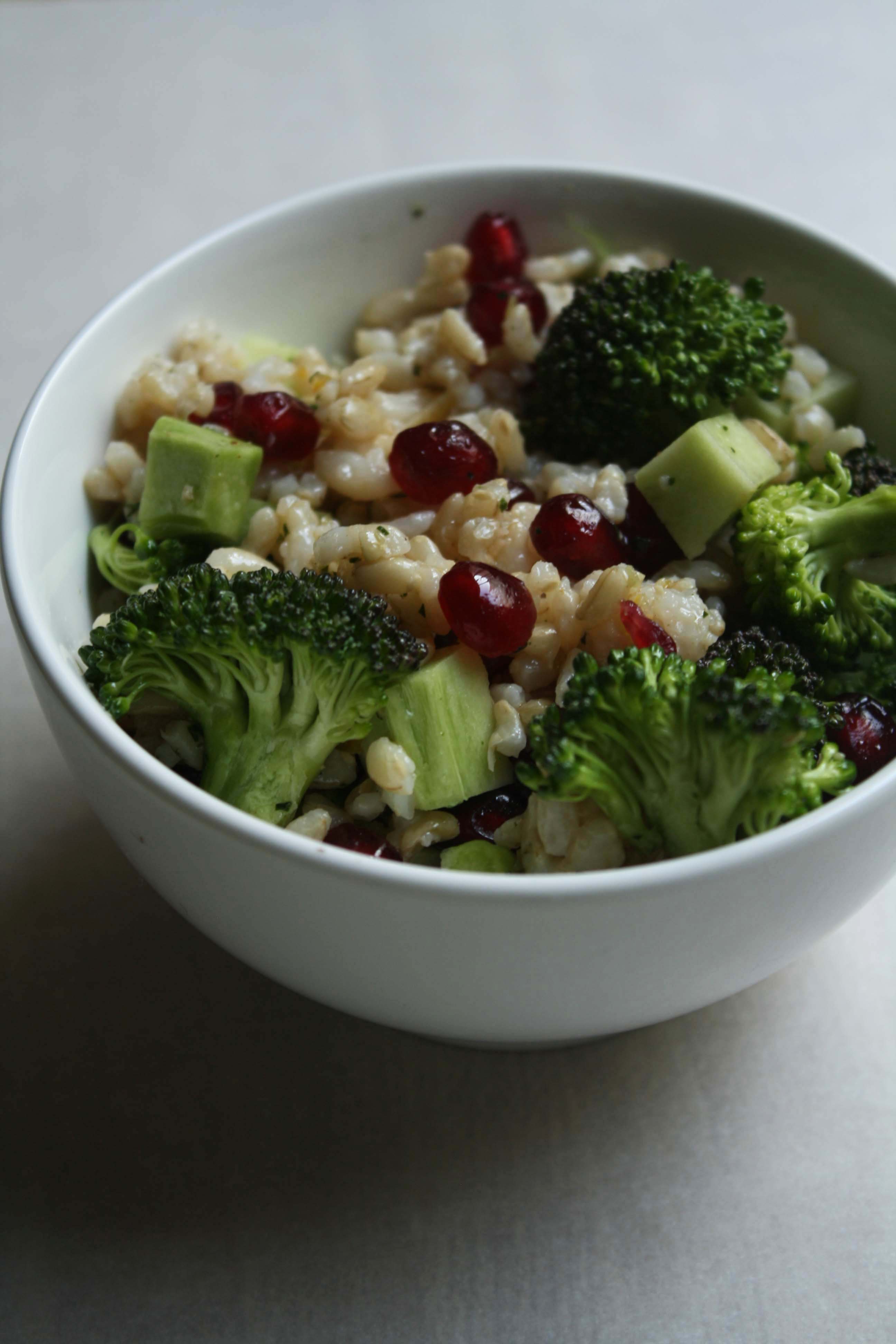 Broccoli Brown Rice Salad | Annelies Zijderveld