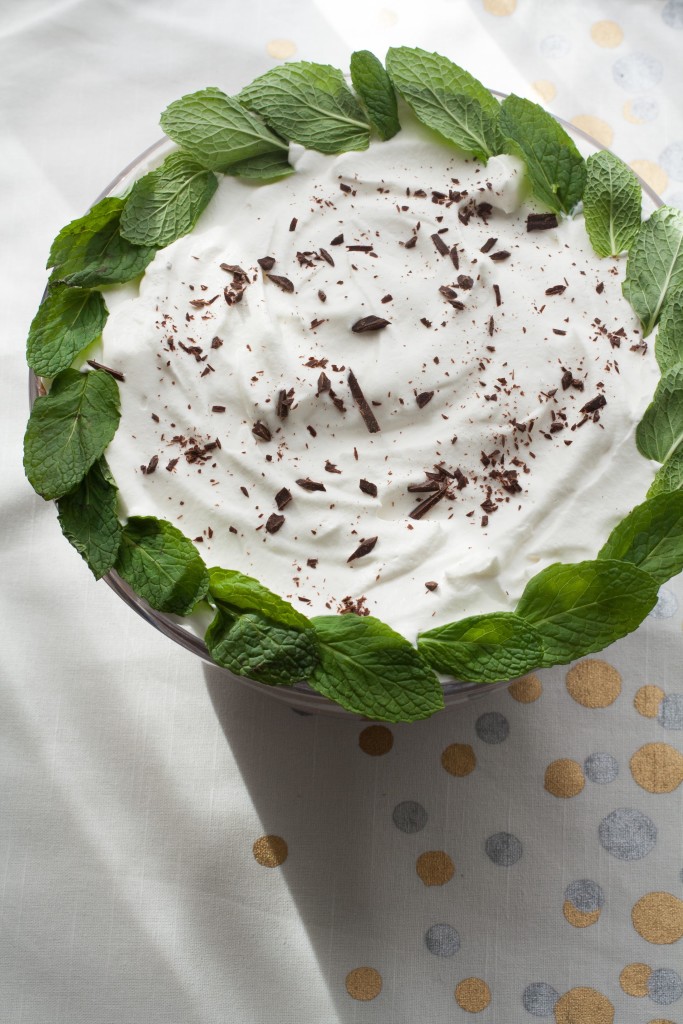 Chocolate Mint Trifle