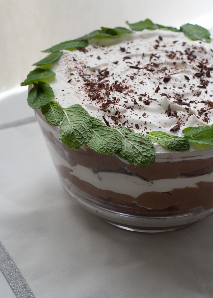 Chocolate Mint Trifle