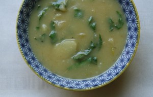 Potato Leek Bok Choy Soup