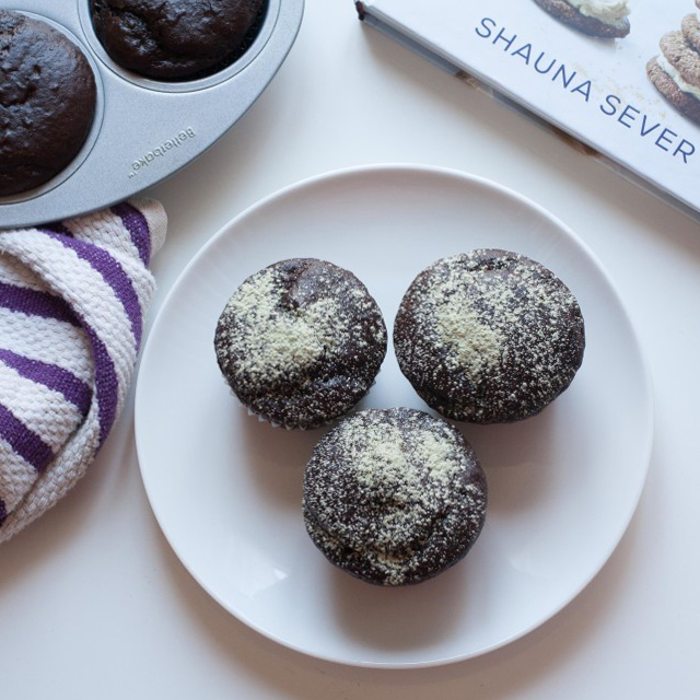 matcha chocolate cupcakes