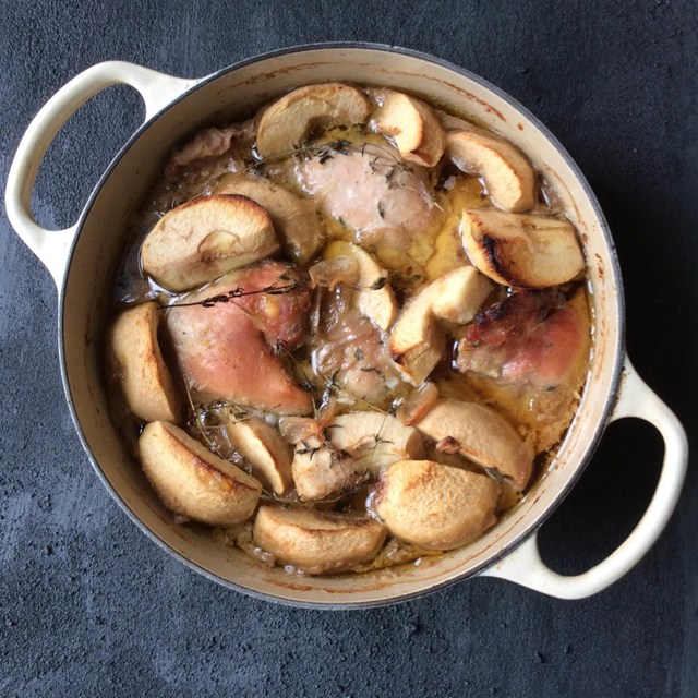 maple ginger chicken thighs