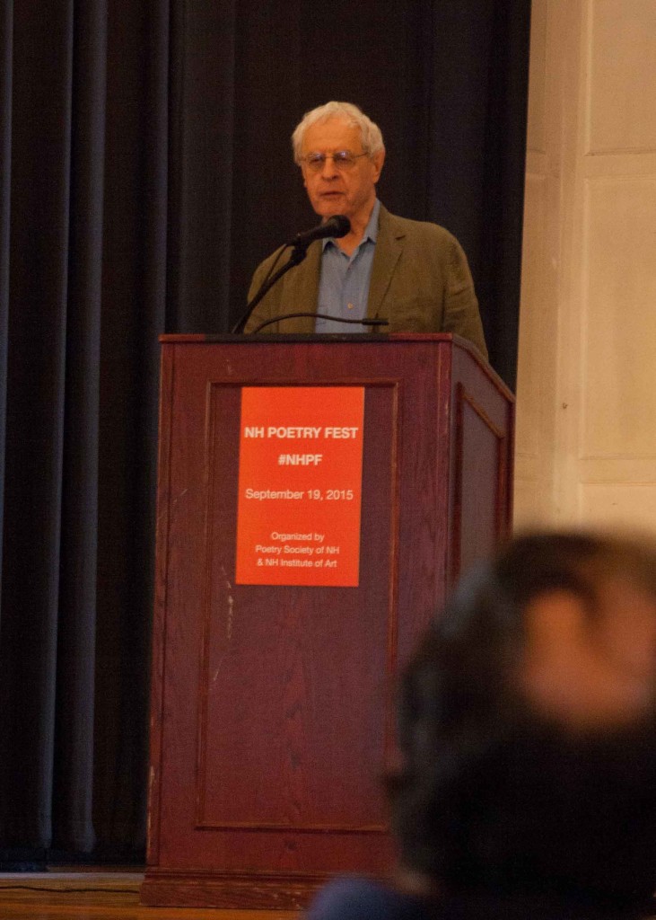 Poet Charles Simic at New Hampshire Poetry Fest 2015