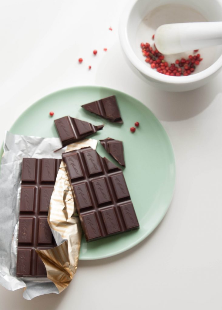 Pink Peppercorn Fudge Popsicles - anneliesz