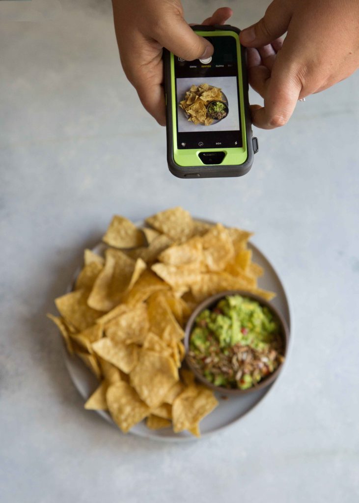 During the California Food Photography Workshop, you have many opportunities to style and shoot food with helpful critiques if desired.