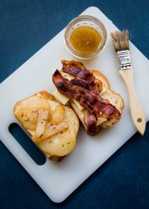 Maple Pear Bacon Grilled Cheese - anneliesz