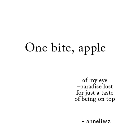 food poem snackbyte-apple_anneliesz