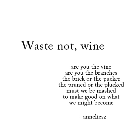 wine poem snackbyte - anneliesz