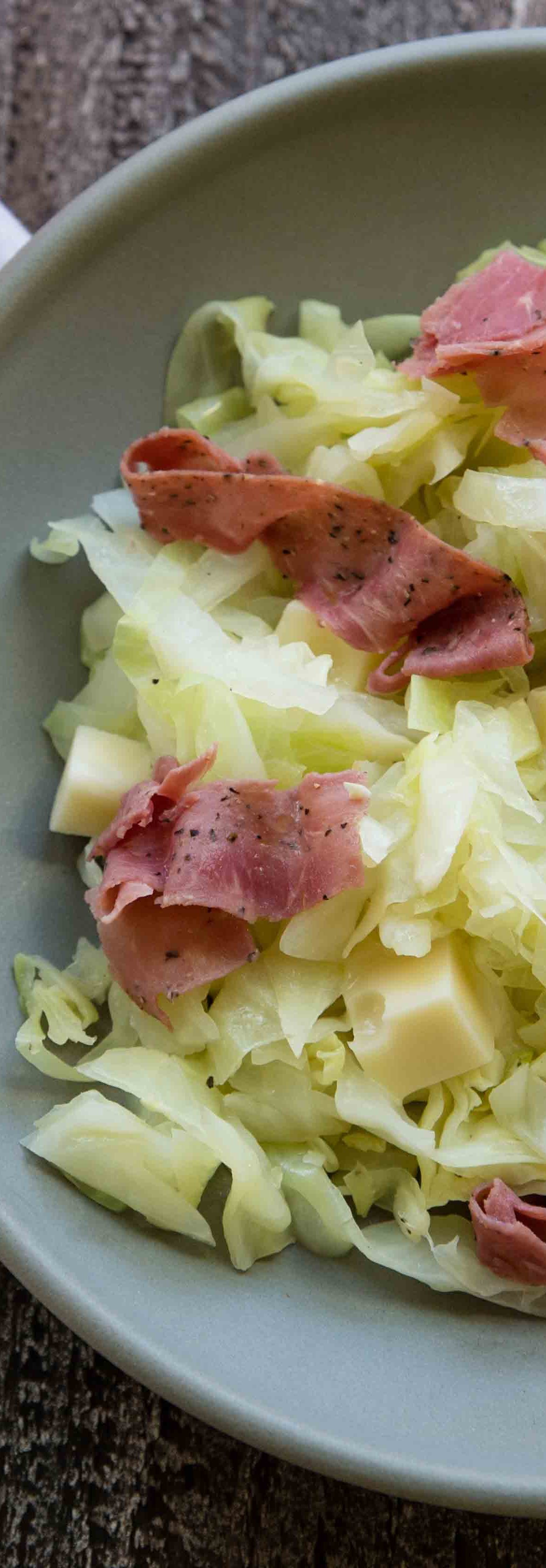 Food on Tap Warm IPA Braised Cabbage Salad