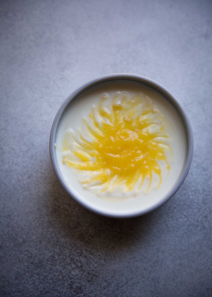 Sunburst Yogurt: Buddha's Hand Lemon Curd Yogurt