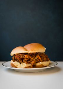 Trying to eat plant-based is easy when you've got a lentil sloppy joe waiting for you.