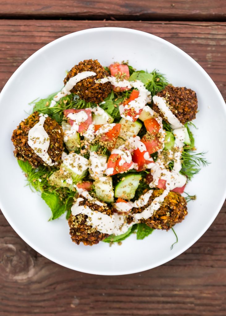 The Goldie falafel Israeli chopped salad from Israeli Soul cookbook is the kind of summer lunch or light supper you'll crave.